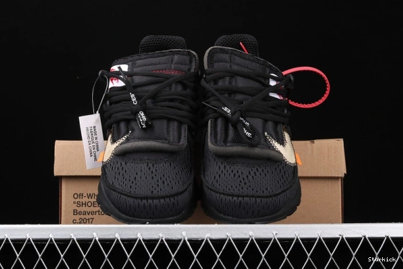 x O-W Black Air AA3830-002 Nike Presto 0220